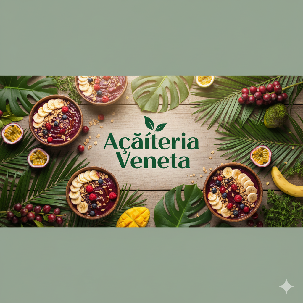 A delicious bowl of açaí topped with fresh fruits.